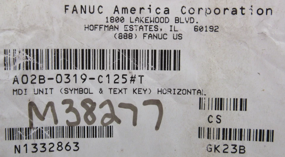 NEW FANUC A02B-0319-C125#T KEYPAD A02B0319C125T - Image 3 of 4