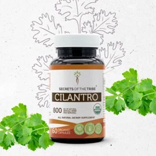Secrets Of The Tribe Cilantro Capsules,400 mg