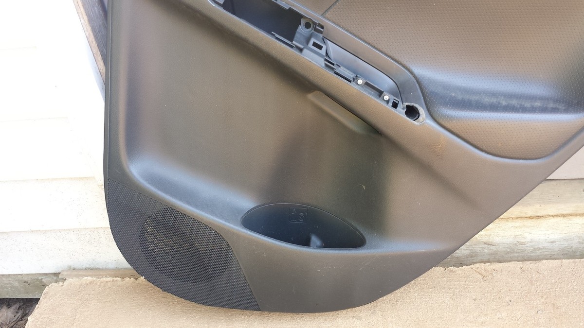 2009-2013 Toyota Matrix Passenger right rear door panel black Code
