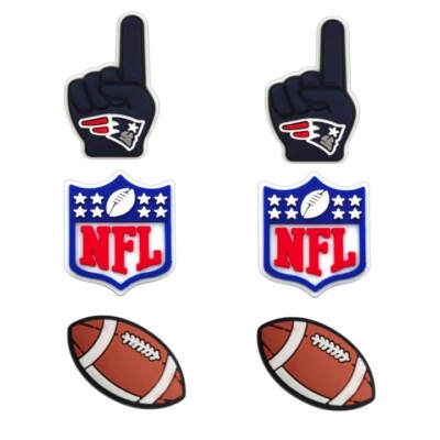 NFL New England Patriots Football Team For Crocs Shoe Charms
