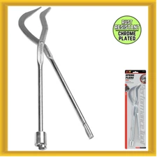 Performance Tool Chrome Plated Brake Spring Pliers with Notched and Socket End