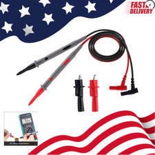 Multimeter Test Leads with Alligator Clips 1000V 20A Probes Kit For Fluke