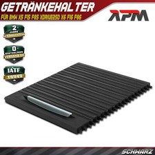 Getr�nkehalter Vorne Mitte Schwarz f�r BMW X5 F15 F85 xDrive25d X6 F16 F86