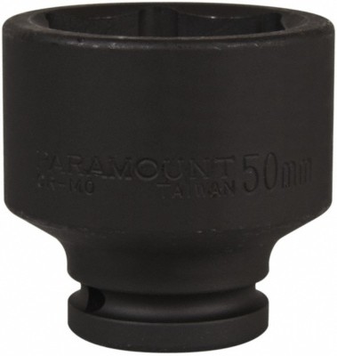 Paramount Standard Impact Socket: 6-Points, 3/4'' Drive, 50mm Socket Size
