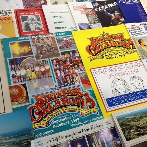 1995 Oklahoma State Fair PROGRAM Coloring Book + OK Brochures Pamphlets Ephemera - Picture 2 of 9