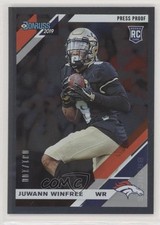 2019 Panini Donruss Rookies Press Proof Silver 31/100 Juwann Winfree #297 k6j