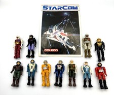 Starcom Lot Pilots Played European Exclusives Coleco Mattel Vintage