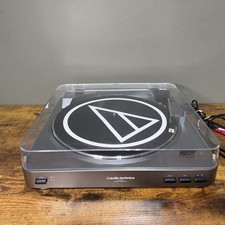 Audio-Technica AT-LP60 Fully Automatic Belt-Drive Turntable 33/45 Black TESTED
