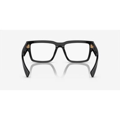 MIU MIU MU 02XV 1AB1O1 Black Gold 52mm Eyeglasses Rxable Large