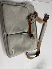 NEW Lacdo Laptop Shoulder Bag Sleeve Case Canvas Gray MacBook 16" Pro M3 M2 M1 