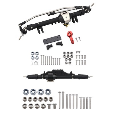 Black Front Rear Axle For AXIAL WRAITH 1/10 RR10 90018 90056 90048 90053 1:10 RC
