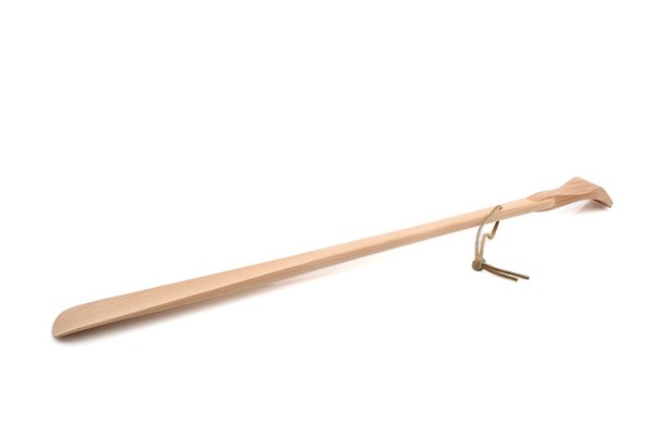SchuhlöFfel Mit Kratzhand Aus GeöLtem Buchenholz Schuhanzieher 60 Cm Z1566-image