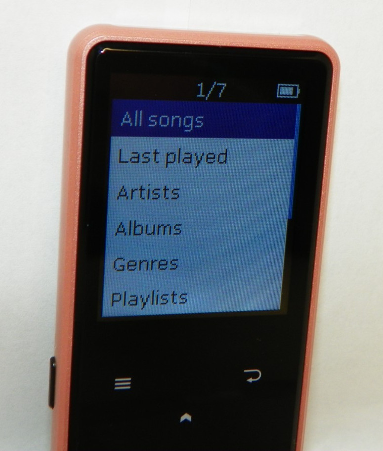 Hommie MP3 Player  J5M with Bluetooth Touch Button 16GB HiFi  Sound Music