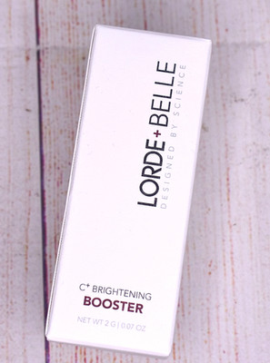 Lorde & Belle C+ Brightening Booster 0.07 OZ NEW NIB