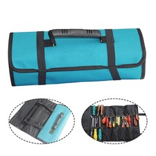 Image of Spacious Tool Pouch with Secure Zippered Pockets for Electricians