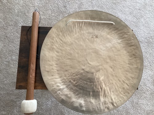 16" Brass Wind Meditation Gong/Sound Healing/Yoga made in Wuhan China