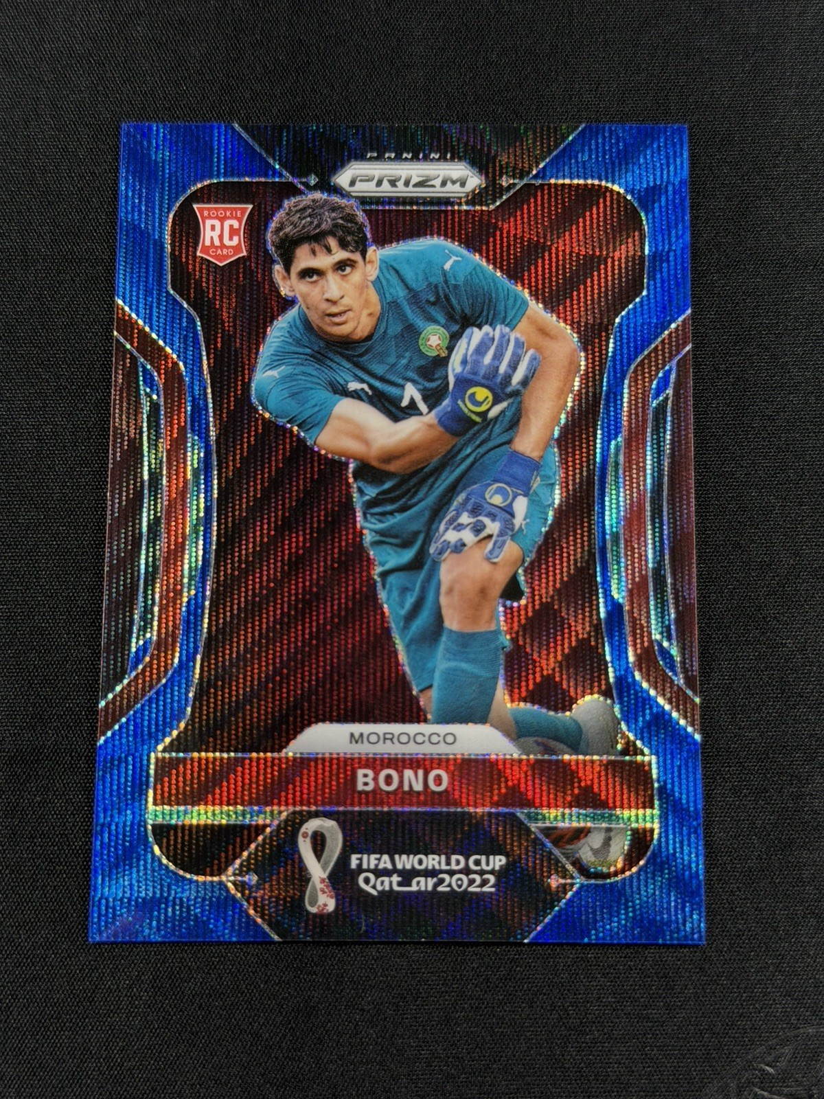 2022 Panini Prizm World Cup BONO #238 Blue Wave Prizm /199 Morocco Rookie RC