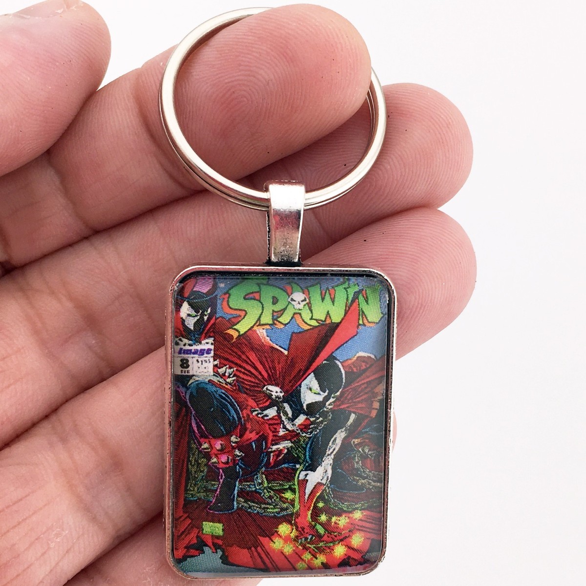 Classic Spawn Issue #8 Comic Book Keychain or Necklace Todd