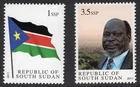 SOUTH SUDAN 2011   Flag, Dr. Garang UNM. Stamps Set