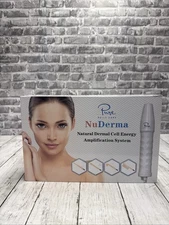 Pure NuDerma White Corded Professional High Frequency Skin Therapy Wand