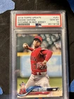 2018 Topps Update Series - Shohei Ohtani #US1 Pitching, Red Jersey (RC) - PSA 10