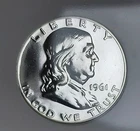 1961-P Franklin Half Dollar 50c MS70  100% White! Certified