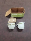 Vintage Corning Ware Pyrex Crazy Daisy Creamer and Sugar with Lid Set