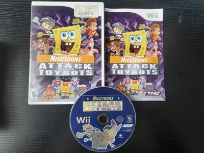 Nicktoons: Attack of the Toybots (Nintendo Wii, 2007) COMPLETE disk/case/manaul