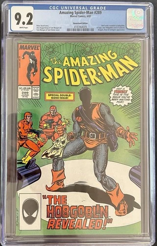 Amazing Spider-Man #289 1987 CGC 9.2! 1st. App. Of  New Hobgoblin!