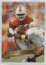 1993 Wild Card Lamar Thomas #49 Rookie RC 1z7. rookie card picture