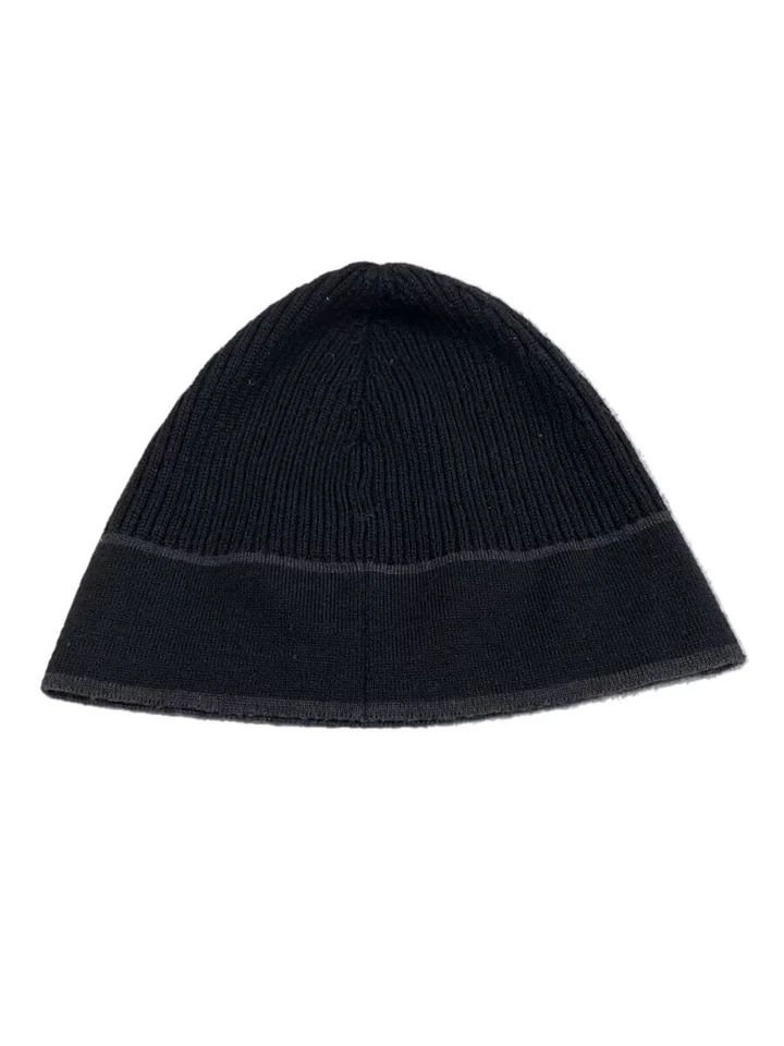 Gorra tejida de lana negra Armani Collezioni para hombre AUQ67 Foto 2 de 4