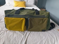Ted Baker EPING Satin Nylon Holdall Khaki Duffle Bag Travel Gym Laptop XL �149