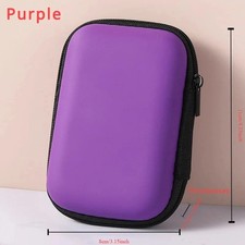 NEW HARD EVA SHELL PORTABLE CASE BOX Headset Earphone Earbud Storage Pouch Bag