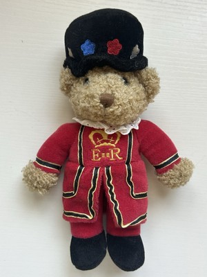 Teddy Bear Stuffed Plush British Royal Guard Beefeater 10'' Great Condition