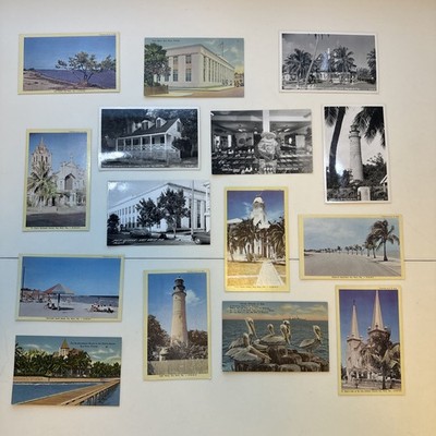 Vintage Key West Postcard Lot New 30s-40s-50s  15 Total In Lot