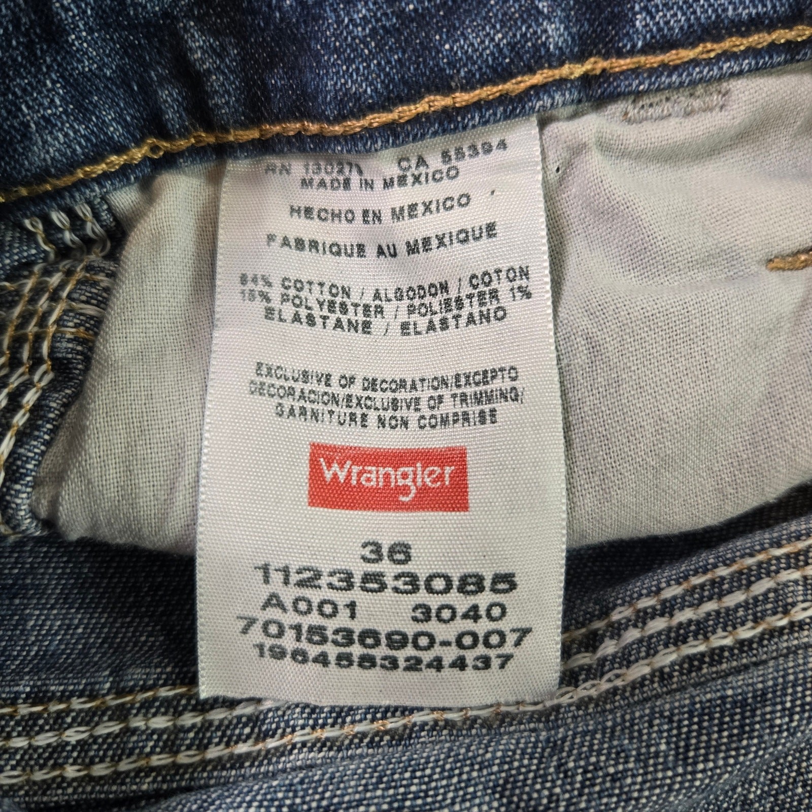 Wrangler Men's 36W Cargo Carpenter Denim Shorts. 6 Pocket Utility Gorpcore image 3