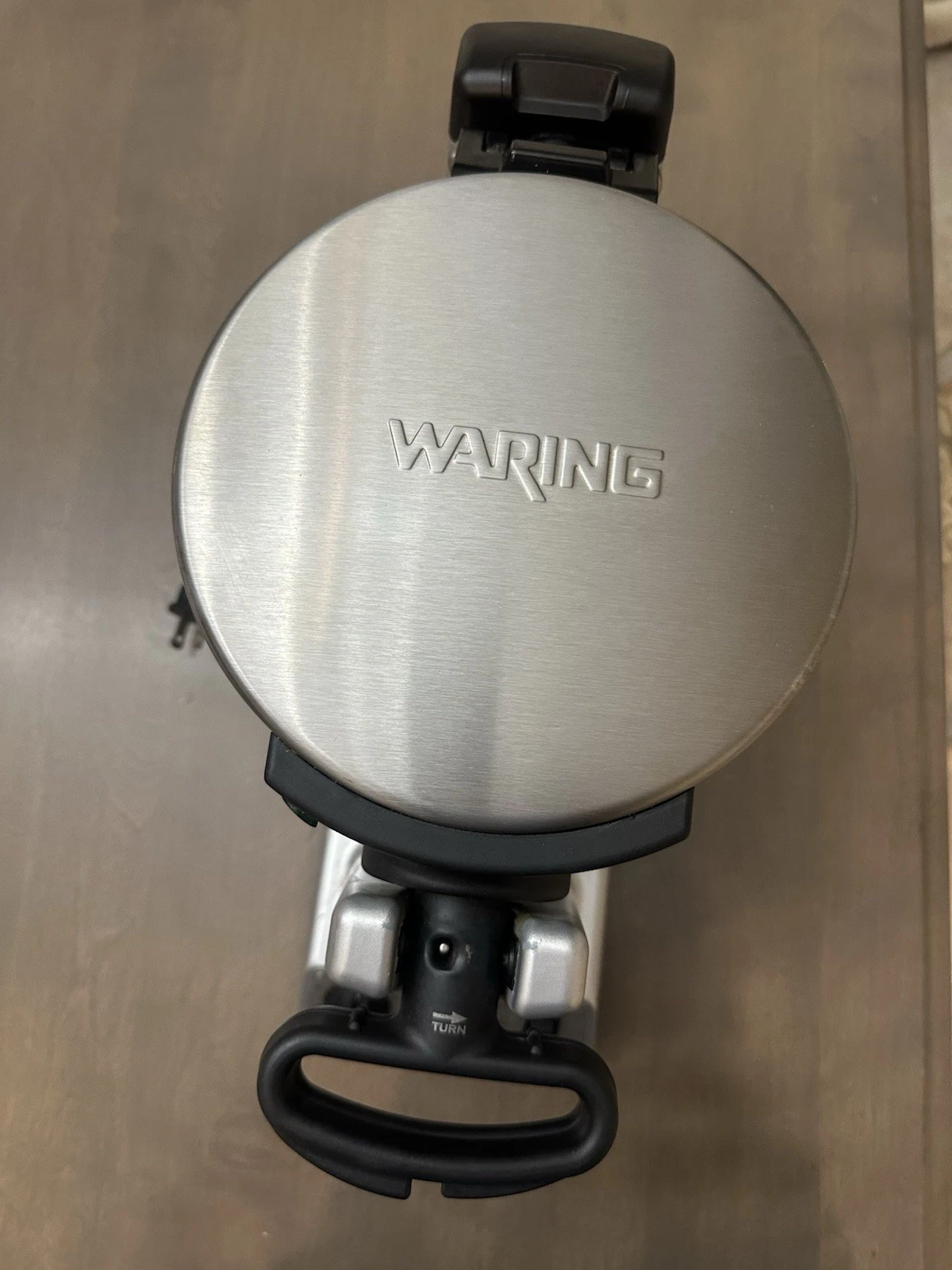 WARING PRO Double Waffle Maker Rotating Belgian Style WMK600 - TESTED