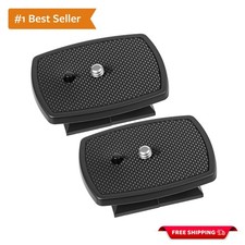 2 PCS Quick Release Tripod Adapter Plate - Universal Camera Mount, 2.48x1.93in
