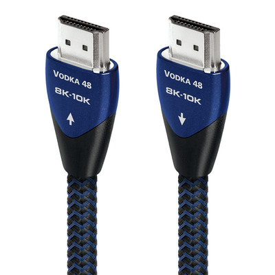 AudioQuest Vodka 48 2.1 HDMI Cable - 8K/10K Ultra HD, Gaming, High-Speed, 48Gbps