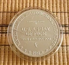 Vintage 1981 U.S. Assay Office .999 Fine 1 oz Silver Trade Unit Round