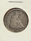 1875-S Seated Liberty Twenty Cent Piece 20c Very Good VG Or Fine F Original