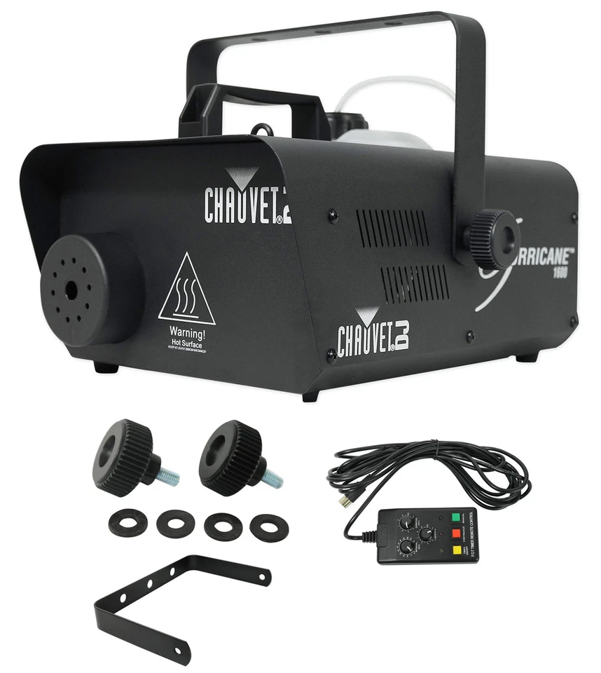 Chauvet DJ H1600 Hurricane 1600 Compact DMX Fog Machine+Remote Timer -25,000 CFM - Image 2 of 4