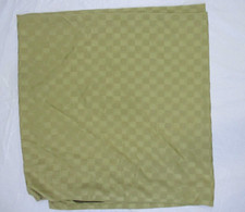Beige Checkered X-Long Tablecloth - 57" x 130"