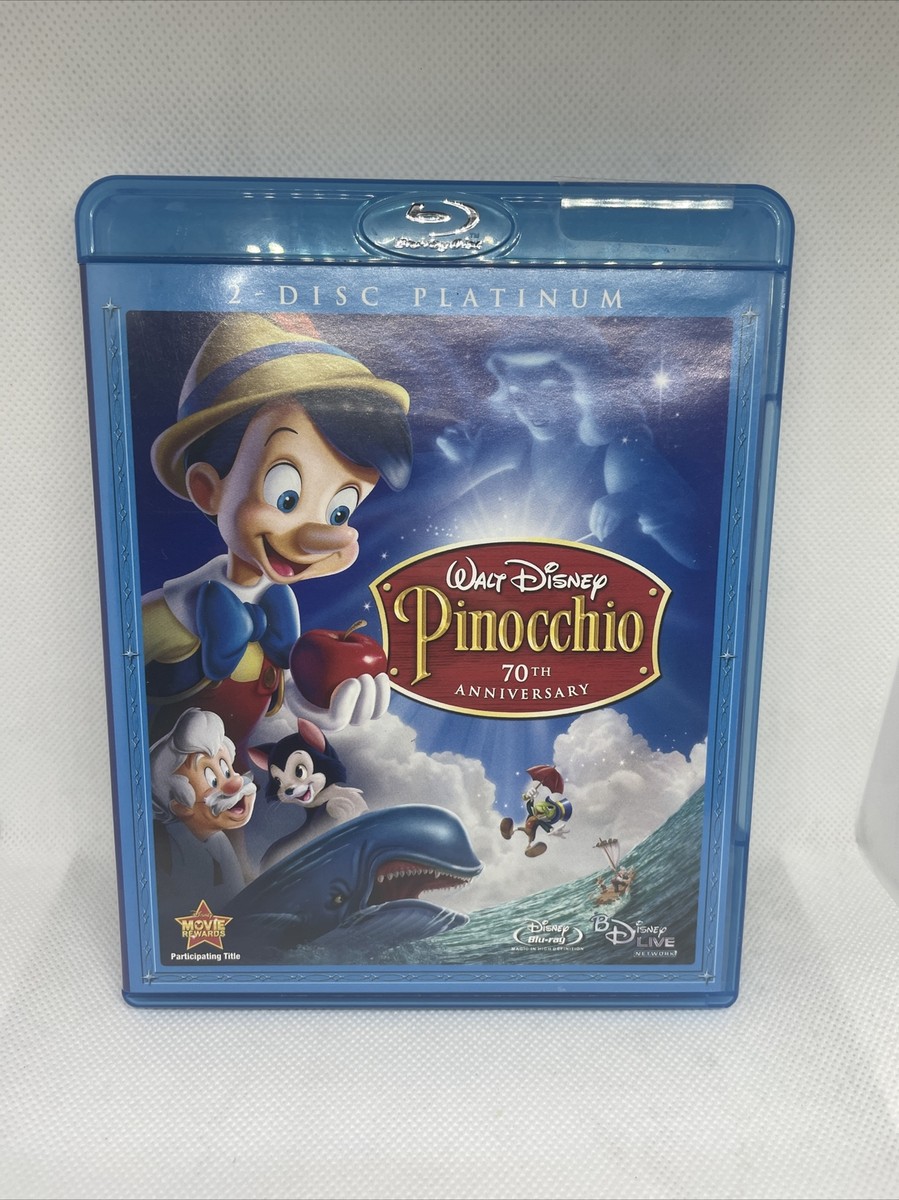 Pinocchio (Blu-ray/DVD,3-Disc Set, 70th Anniversary Platinum—Like