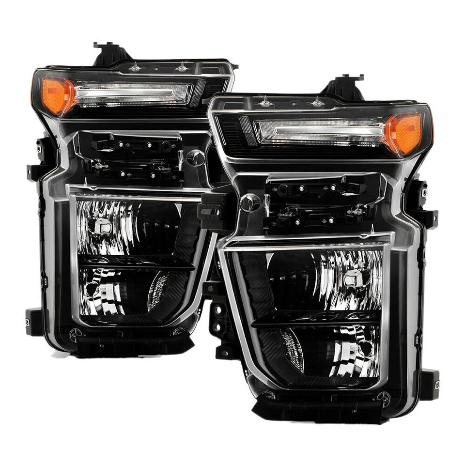 For 2024-2025 Chevy Silverado 2500HD 3500HD Halogen Type Headlights Right+Left - Изображение 2 из 4