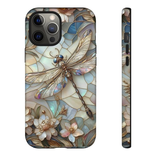 Luna Dragonfly Phone Case, Mother of Pearl Effect Phone Cover | X96 - 第 111/266 張圖片