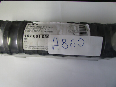 10 Stück Georg Fischer PIPE CLIP Typ 061H D40 Halterung (A860)