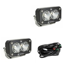Baja Designs S2 Sport Universal Clear LED Spot Light Pod Pair