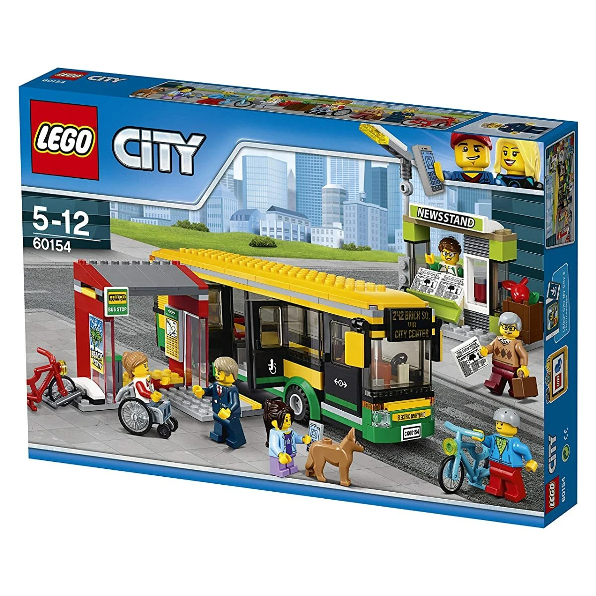 ironi Vejrtrækning overrasket LEGO City Bus Stop 60154 NEW from Japan | eBay