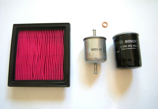 Filtersatz Nissan Micra K11 1992 - 2002 Luftfilter Benzinfilter Bosch ÖLfilter-image